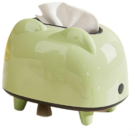 Besttoolifes Boîte à mouchoirs à ressort avec distributeur fluide pour salon, chambre, cuisine et salle de bain – Décoration d'intérieur moderne multicolore (vert)
