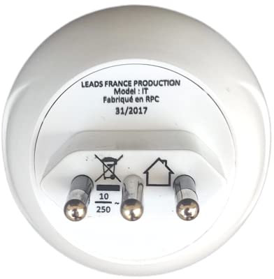 Adaptateur De Voyage France Vers Italie - Gamme Bulle- BB0162 - LTE Design - Leach Travel Europe