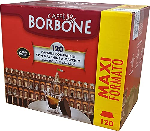 Caffe Borbone Confezione 120 Capsule Miscela Decisa Compatibile A Modo Mio