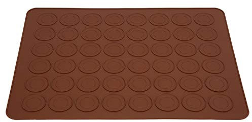 Pad per macaron a 48 fori, pad per torta macaron in silicone Teglia da forno Stuoia antiaderente per forno Strumenti Accessorio da cucina fai da te