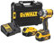 DeWalt Clé Impact sans balais XR 18 V 1/2 406 Nm avec anneau de rétention avec 2 batteries Li-Ion 5 Ah et mallette TSTAK marque, DCF921P2T-QW, Multicolore