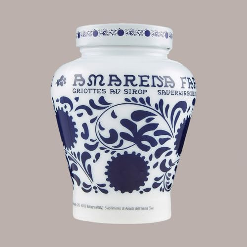 Lucgel Amarena Fabbri Ciliegia 18/20 allo Sciroppo Vaso Opaline - 600 gr -