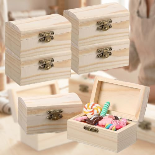 ACONDE DIY Holzkiste Klein für Geschenkverpackung - Lackierbare Dekoration