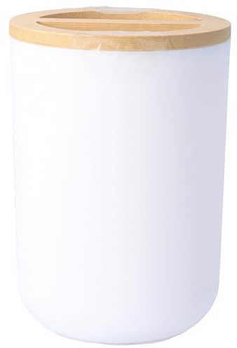PARSA Beauty Vaso Cepillo de Dientes baño Bambú – Diseño Elegante y Atemporal para Cualquier baño – Soporte Cepillo de Dientes Ideal para almacenar cepillos de Dientes y Pasta de Diente