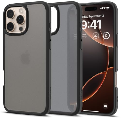 Spigen Ultra Hybrid Case Compatible with iPhone 16 Pro Max - Frost Black