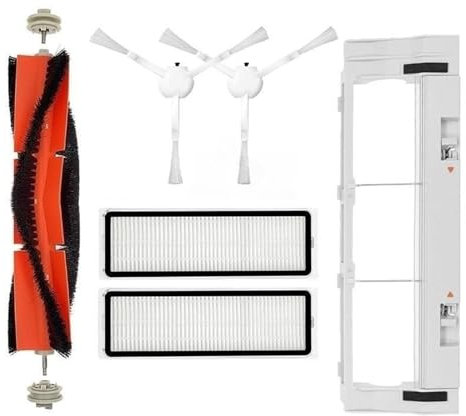 MaNzzo Replacement Main Side Brush Filter Mop Cloth Accessories, Compatible with Xiaomi MI Robot Vacuum Mop 2 Pro Plus STYTJ02ZHM, Vacuum Cleaner Spare Parts(Set c)
