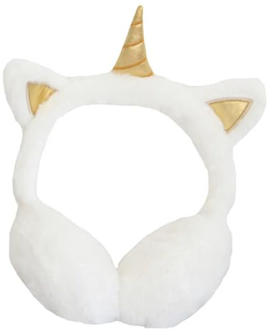 GAROZATION Plüsch Ohrenschützer Winter Einhorn Design Warme Ohr Abdeckungen Plüsch Ohrenschützer Winter