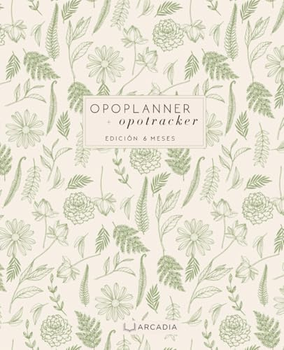 OpoPlanner + OpoTracker: Planificador Definitivo de Oposiciones | Estudio y Organización 6 meses | Agenda Perpetua con Trackers - Simulacros de ... y Diarios: Tapa blanda, Botanic Green