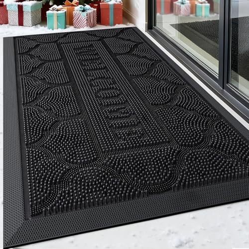 Alishomtll Fußmatte 43x75cm | Außen, Innen und Außenbereich, Sauberlaufmatte