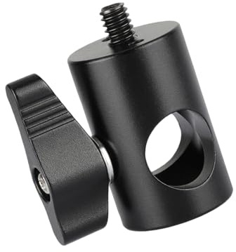KieTeiiK Aluminum Alloy Tube Clamp Adapters for Precise Connection From 1 / 4inch Locating Hole to 16mm Pipe in Industrial and Construction Applications Ensuring Stability Pipe Connectors