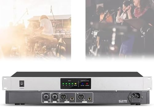 Anti-Heul-Frequenz-Shifter, professioneller Feedback-Unterdrücker mit 9-stufiger Hemmintensität für Leistungsbühne und Aufnahmestudios
