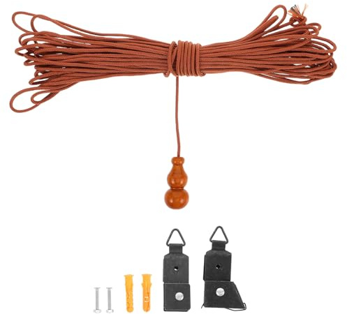 PRETYZOOM Juego de Accesorios para Persianas Venecianas y Enrollables, Mecanismo de Cuerda y Piezas de Rodillo, Compatible Cortinas de Bambú y Estores Enrollables, para Uso Color Aleatorio