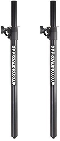 DY Pro Audio Universal 35mm M20 Sub Subwoofer Speaker Sat Satellite Pole (PAIR)