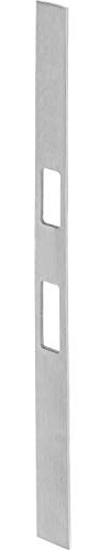 WILKA Schließblech 9353 flach für Falle und Riegel, 380 x 24 x 3 mm, Edelstahl