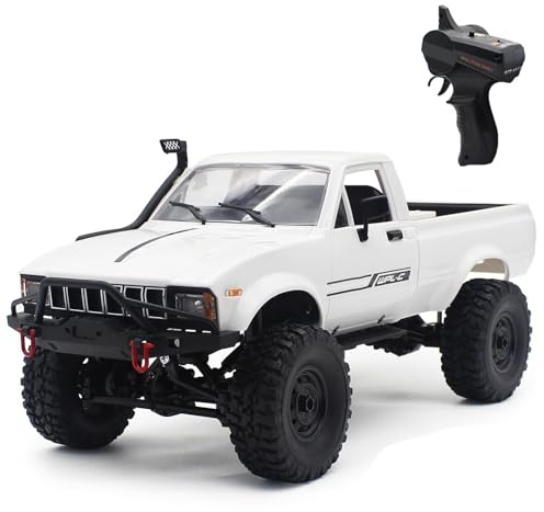 Mostop 1:16 Ferngesteuertes Lastwagen, Full Scale 4WD Off-Road RC LKW, RC Car mit 2 Akkus & Tempo Lenkung Control Steigfahrzeug Geschwindigkeit Modell Spielzeug Geeignet für Kinder