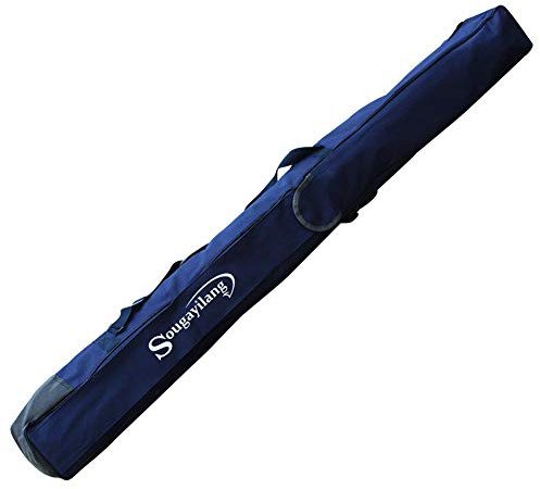 Sougayilang Fishing Rod Case Organizer Pole Storage Bag Fishing Rod and Reel Carrier Bag for Travel 160cm