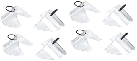 Uonlytech 4pares Gafas De Seguridad Protección Lateral y Flaps Ajustables De Cubiertas Para Lentes De Protección Pc Para Trabajo y Uso Diario