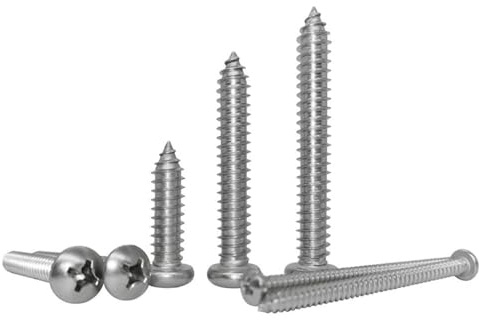 YUANYAO 2 mm selbstschneidende Kreuzschlitz-Flachkopfschrauben aus Edelstahl 304, M2 x 3, 4, 5, 6, 18, 20, 22, 25, 40, 45, 50, 60 mm, verlängerte ST-Schrauben (Size : M2x25 mm 50pcs)