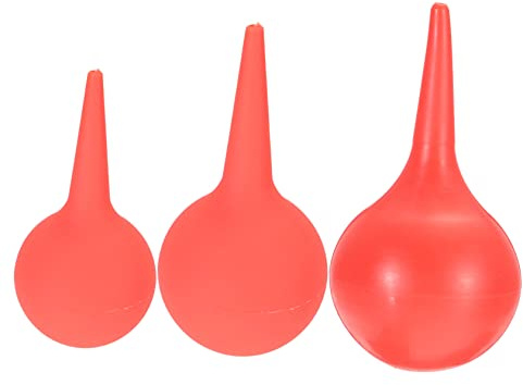 EXHUMKY 3piezas Orejas Unidades Bola Apretable Para Limpieza y Extracción De Líquidos Herramienta Ligera Para Cuidado Personal y Dispositivos