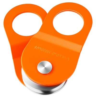 VEVOR Bloc d'arrachage, capacité de 10 T, poulie de mouflage, pour corde de 10 à 14 mm, accessoires de crochet de treuil, accessoire de récupération tout-terrain robuste, pour camion tracteur ATV UTV