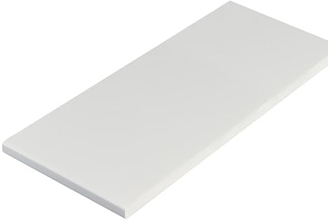 9mm Flat Utility Cover Board (1.25m) - White, 300mm