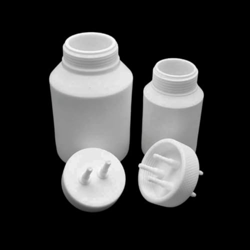 Reattore for bottiglie da laboratorio in PTFE con interfacce for tubi multipli for processi chimici e reazioni in fase liquida, 1 pezzo(1000mL 2Holes)