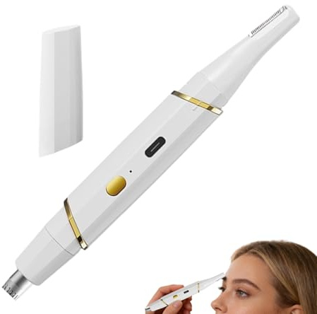 Augenbrauen-Epilierer | sicherer elektrischer Rasierer – wiederaufladbar über USB für Damen und | entwickelt für Gesichtsbart, Frauen, Frauen, Familie und Geschäftsreisen
