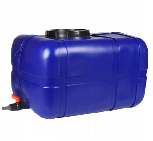 Rainwater Barrel Water Butt Tank with Tap 150L Garden Water Storage Collector Blue Large Opening