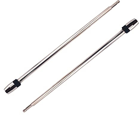 QISF 2Pack 300mm/11.8inch Long Magnetic Bit Holder, Extension Bar 1/4 Hex Shank Quick Change Magnetic Extension Adapter for Screws, Nuts, Drill, Hand-held Driver and More