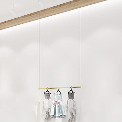 Kleiderständer Hängegarderobe höhenverstellbar Deckenmontage Ausstellungsregale Kleiderstange Wandmontage Kleiderbügel kommerzielle Verkaufsständer Bekleidungsgeschäft Garderobenständer
