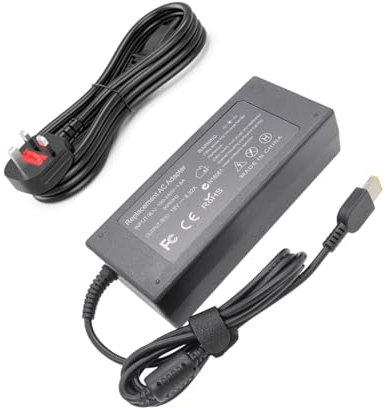 LZUMWS laptop adapter for LENOVO 120W 19V 6.32A USB Type-A C360 C355 C560 C365 PA-1121-04 A61e with UK Plug Cable