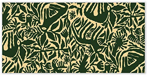 mubusi Tapis Vinyle du Sol Cuisine Salon - Différentes Tailles - (Sauvage 150x300 cm)