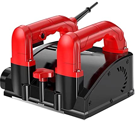 Elektrohobel (1200 W, bis 160mm Fräsbreite, große Messerwelle, automatischer Parkschuh, inkl. Parallel-/Falztiefenanschlag, Wendemesser) 24,5 x 22 x 16,5 cm