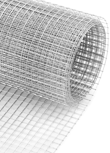 QWORK® grillage métallique, grillage jardin, 30 cm x 6 m