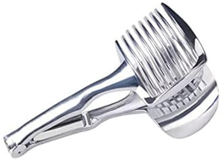 Reapyyt Kitchen Gadgets Handy Onion Holder Potato Tomato Slicer Vegetable Fruit Cutter Cooking Tools Parts