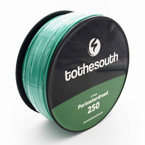 To the South® Filo perimetrale/filo di delimitazione da 2,7 mm adatto per robot tosaerba John Deere - Lunghezza: 250 metri