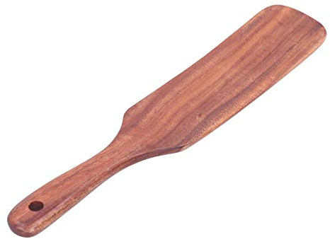 Premium Yew Wood Cooking Utensil Set - Versatile Steak Turner, Spatula, Whisk, Cream Mixer, Salad Mixer & Frying Turner - for Cooking Enthusiasts (Medium shovel 29 * 5.5cm)