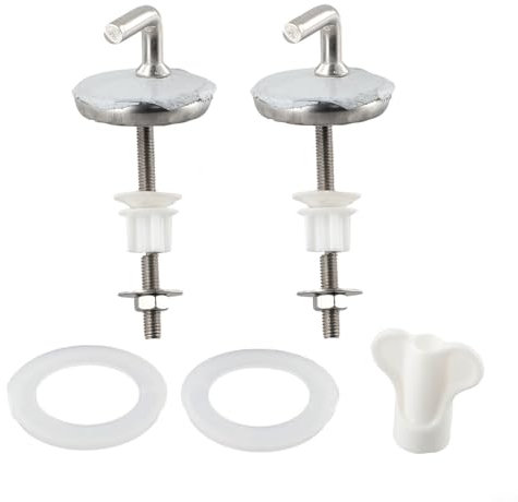 WC-Sitz Fix Fitting Edelstahl Back to Wall Quick Release WC-Sitz Scharniere Ersatz WC-Sitz Beschläge Top Fittings 1 Paar