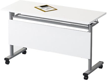 IYUESQ Klappbarer Schreibtisch, mobiler Besprechungstisch mit Lenkrollen, perfekt für Konferenzräume und Klassenzimmer (Größe: 140 x 40 cm)