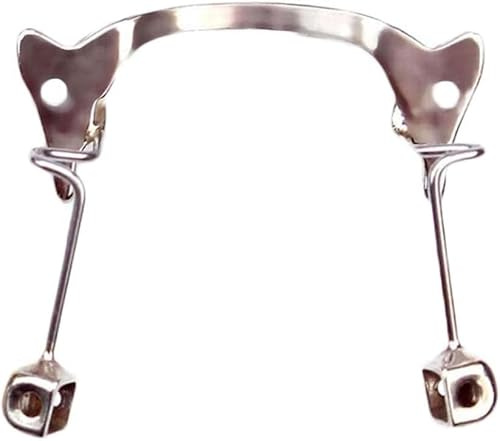 Brillen-Nasenpads, Brillenzubehör, Ersatz-Nasenpadhalter aus Metall, Nasensteg, Vintage-Nasensteg in Ochsenhornform, Metall-Brillenrahmen, Nasenpadarm, Ersatz-Brillenreparaturset, Silber