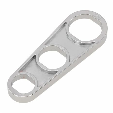 Chiave for aeratore del rubinetto, regolazione dei flussi d'acqua, chiave for gorgogliatore del rubinetto 2 in 1, chiave inglese for idraulico, strumento di riparazione del filtro dell'ugello del rubi