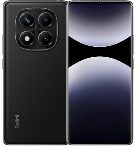 XIAOMI Redmi Note 14 Pro 4G Smartphone 8+256 GB, 5500 mAh, grande capacità, display AMOLED, 33 W, ricarica rapida, no NFC, con testina di ricarica, versione europea, nero