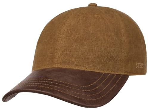 Stetson Baseballcap Lederschirm Strapback Herren Damen Sommer Winter
