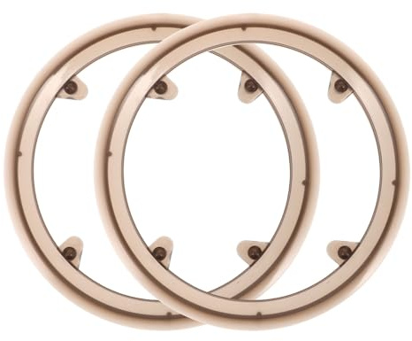 PACKOVE Protezione per Catena Bici da Strada e Mountain Bike, Copertura Plastica Paracatena 2 Pezzi, Copri Pignone Anteriore 42 Denti 4 Fori, Resistente e Compatibile per Corone Bici