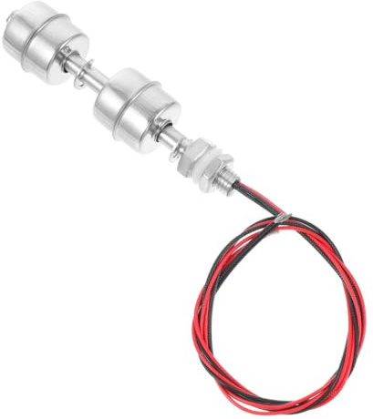 BESTOMZ Stainless Steel Water Level Float Sensor Switch for Aquarium and Water Tank with High Sensitivity and Easy Installation and Pumps Sturdy Silver Float Valve