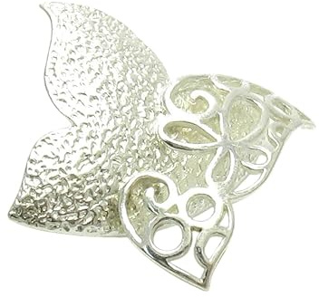 Sterling Silber Brosche Schmetterling massiv 925 Empress