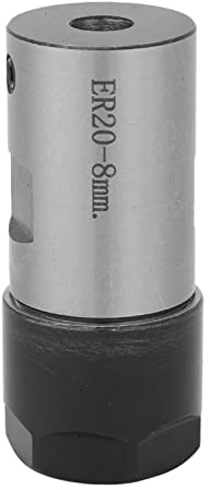 Spannzangenblock C25-ER20-50 Rundspannzangenhalter 6mm / 8mm / 10mm / 12mm / 16mm für CNC-Drehspindelmotor-Klemmstange(8mm)