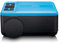 Lenco LPJ-500 - Bluetooth Beamer - Mini Beamer - DVD Player - 2800 Lumen - 30.000 Stunden Lebensdauer - Full HD - Bluetooth 5.0-2 x HDMI - USB - SD Port - AV-in - VGA - Blau