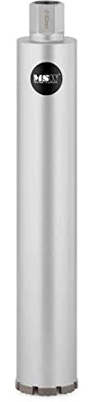 MSW Scie Trépan Diamant Diamantée Cloche Béton Foret Pour Carotteuse MSW-DCD-450/82-PRO (450 mm x 82 mm, G1, 1 ??'', Acier avec revêtement diamanté)