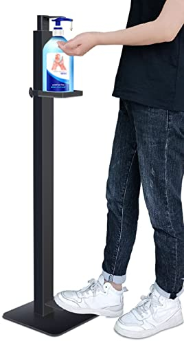 YXXSDP Desinfektionssäule Desinfektionsspender Fußpedal Handdesinfektionsmittel-Spender, Bodenständer Tragbar Schaumseifenspender Desinfektionsstation, Für Restaurant Krankenhaus Schule Küche